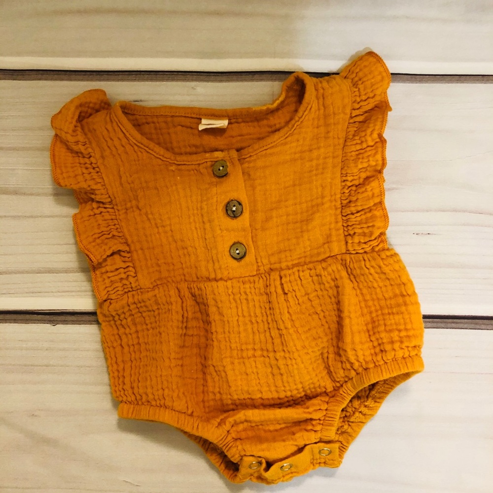 Charming baby girl romper